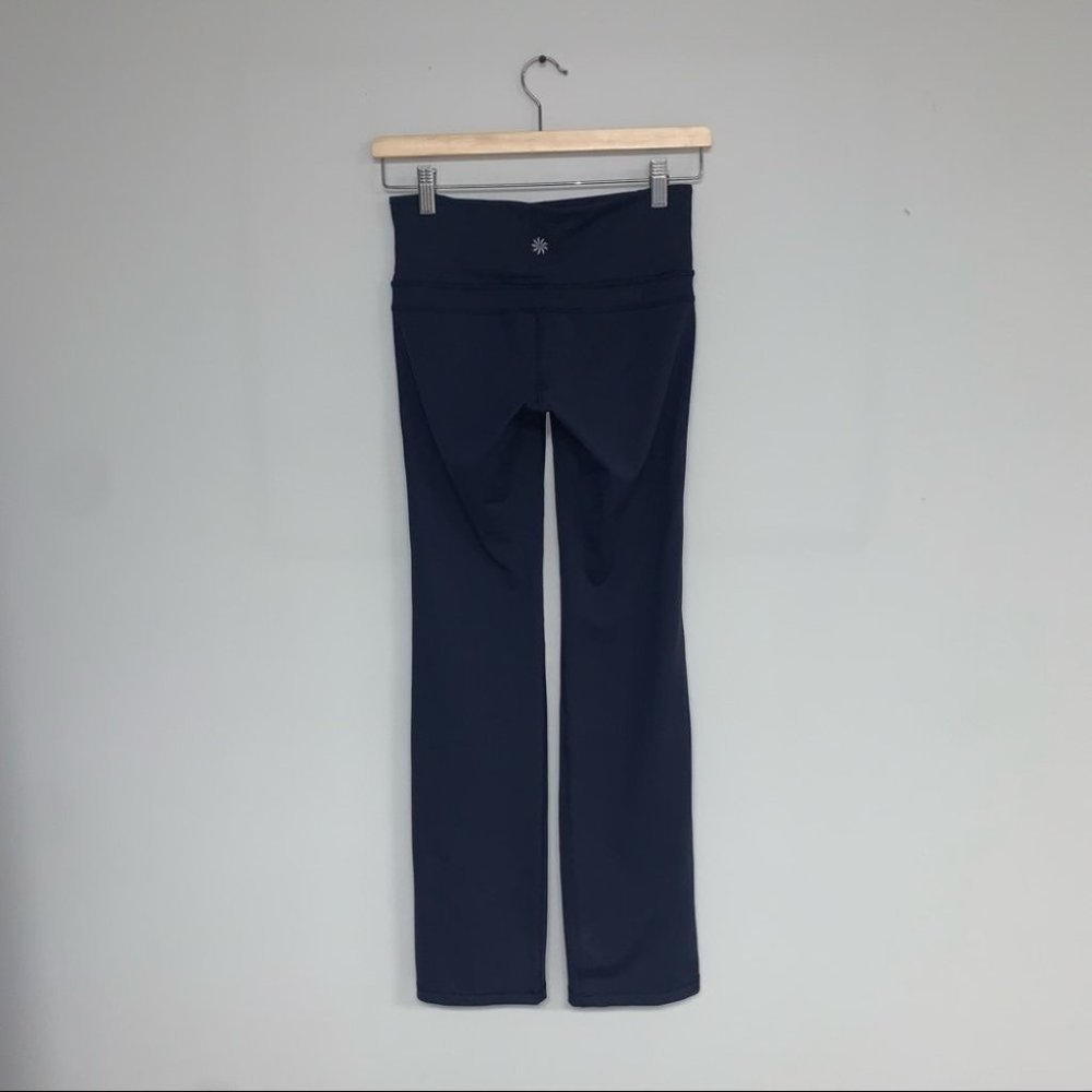 Athleta Straight‎ Up Pant XS Navy Power Pilayo - Picture 3 of 10